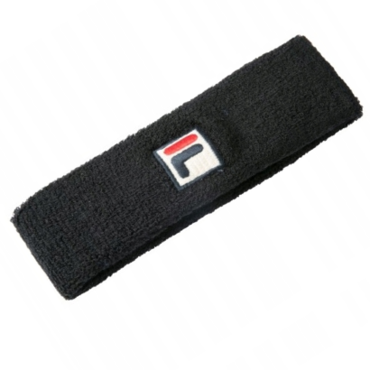 Frotka tenisowa na głowę Fila Headband Flexby czarna