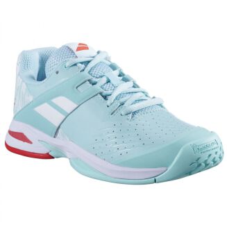 Buty tenisowe juniorskie Babolat Propulse AC Girl Yucca/White