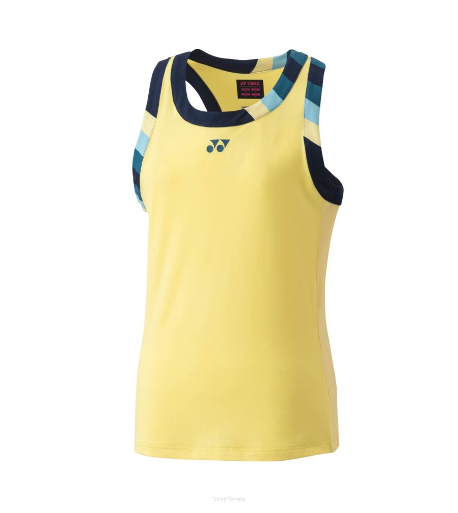 Top tenisowy Yonex AO Tank żółty