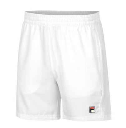 Spodenki tenisowe Fila Shorts Leo białe