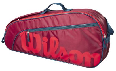 Torba tenisowa Wilson juniorska Racket Bag - czerwona