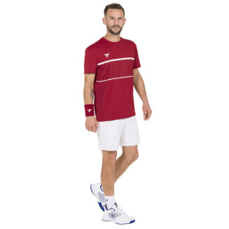 Koszulka tenisowa Tecnifibre Tech Tee bordowa