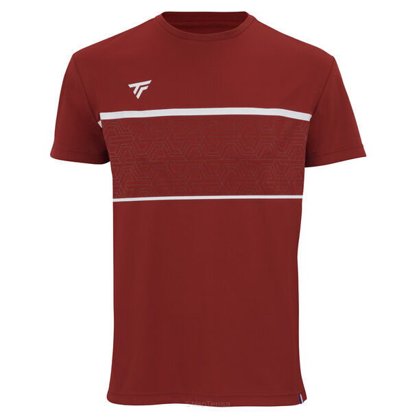 Koszulka tenisowa Tecnifibre Tech Tee bordowa