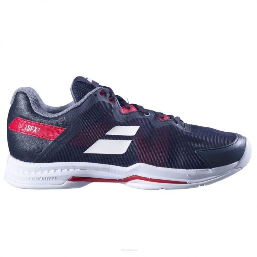 Buty tenisowe Babolat SFX3 AC Black Red SklepTenisa.pl