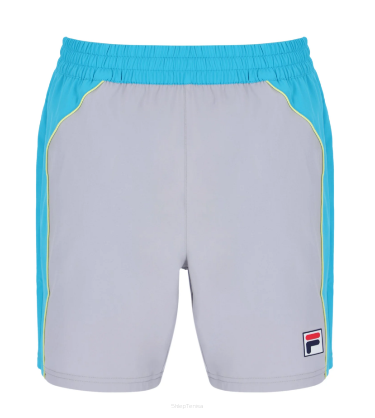 Spodenki tenisowe Fila Shorts Jack szaro-niebieskie