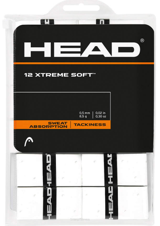 Owijki tenisowe Head Xtremesoft white 12P