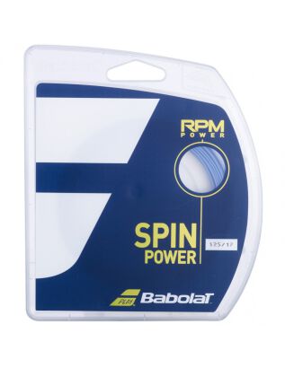 Naciąg Babolat RPM Spin Power 12m 1.30 niebieski