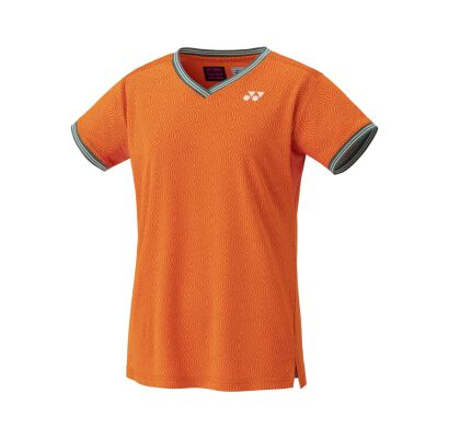 Koszulka tenisowa Yonex damska Crew Neck RG pomarańczowa
