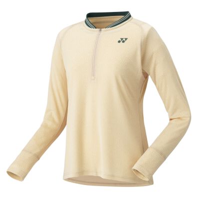 Koszulka tenisowa Yonex RG Longsleeve T-shirt beżowa