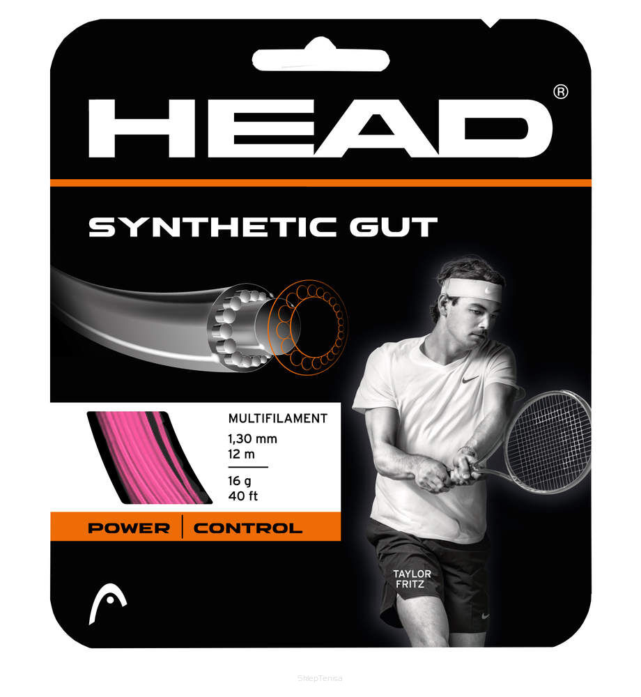 Naciąg tenisowy Head Synthetic Gut 1.30 różowy