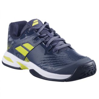 Buty tenisowe juniorskie Babolat Propulse AC Grey/Aero