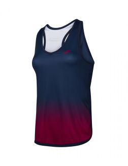 Damski top Babolat Compete Tank Top granatowo-czerwony