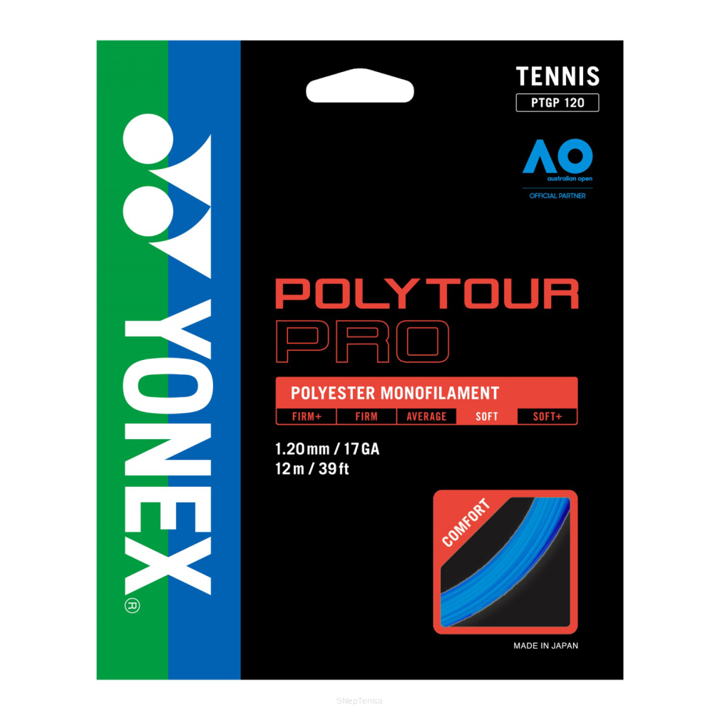 Naciąg tenisowy Yonex Poly Tour Pro 1.15 - niebieski