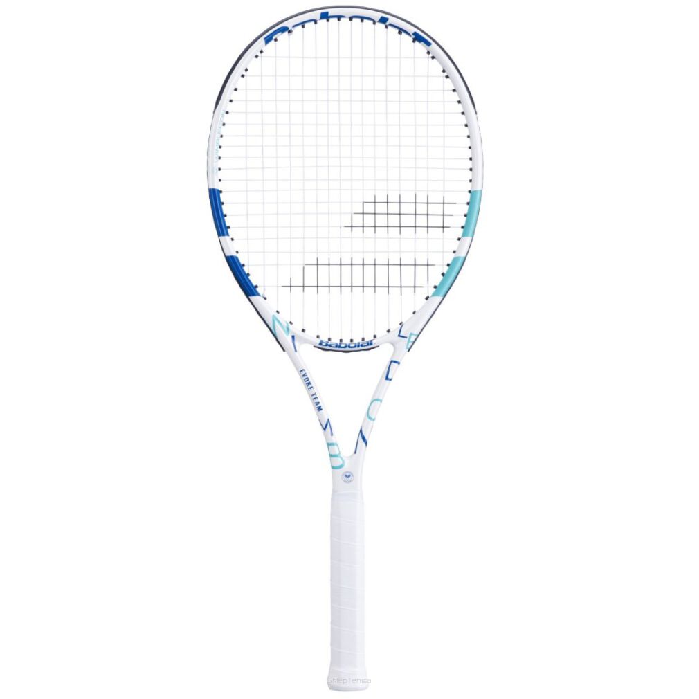 Rakieta tenisowa Babolat Evoke Team Wimbledon - naciągnięta