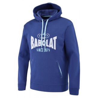 Bluza tenisowa Babolat Exercise Hood Sweat Men Estate Blue