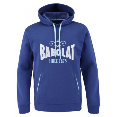 Bluza tenisowa Babolat Exercise Hood Sweat granatowa