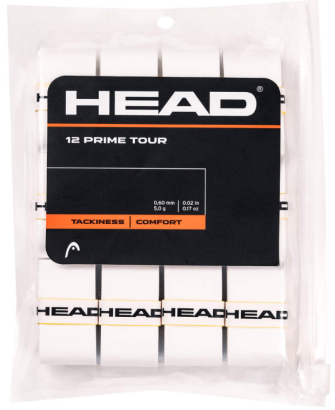 Owijki tenisowe wierzchnie Head Prime Tour x12 białe