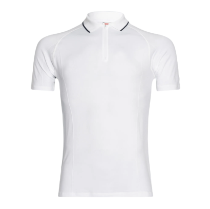 Koszulka tenisowa Wilson Team Seamless Polo 2.0 biała