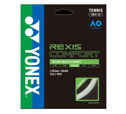 Naciąg tenisowy Yonex Rexis Comfort (12 m) 1,25mm - white