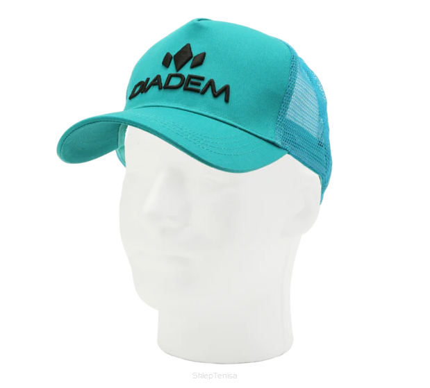 Czapka tenisowa Diadem Snapback Trucker turkusowa