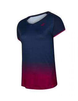 T-shirt koszulka damska Compete Cap Sleeve Top W Blue/Red