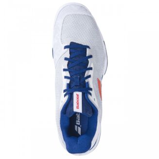 Buty tenisowe męskie Babolat Jet Tere AC white/estate blue