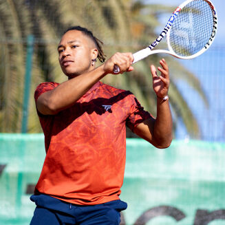 Koszulka tenisowa Tecnifibre X-Loop Tee pomarańczowa