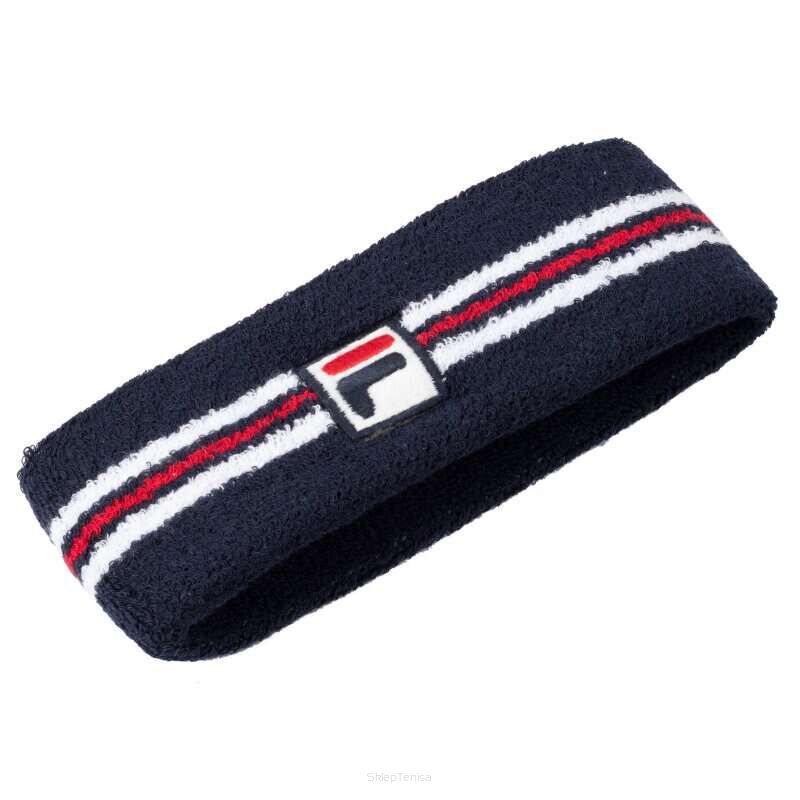 Frotka tenisowa na głowę Fila Headband Jacob granatowa