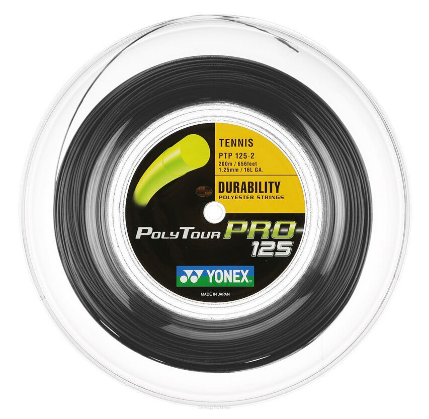 Naciąg tenisowy Yonex Poly Tour Pro 1.25 szpula grafitowy