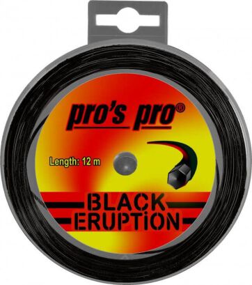 Naciąg tenisowy Pro's Pro Black Eruption 1.24 czarny