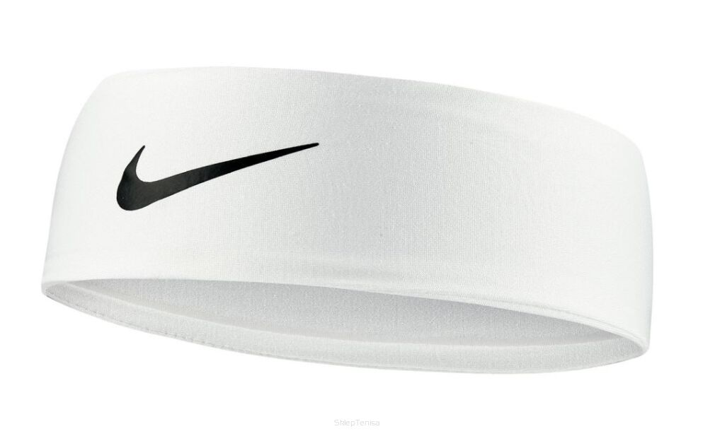 Opaska tenisowa Nike Dri-Fit Fury Headband 3.0 biała