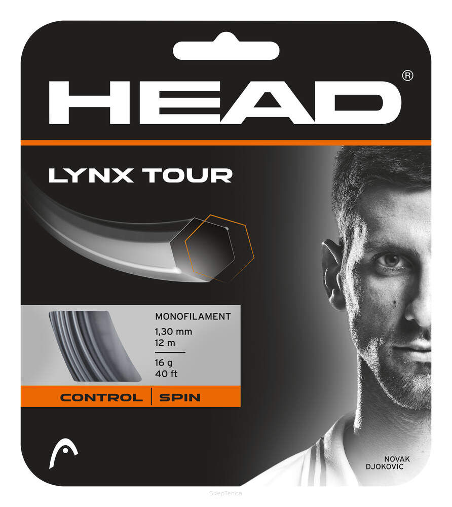 Naciąg tenisowy Head Lynx Tour 12m 1.25 szary