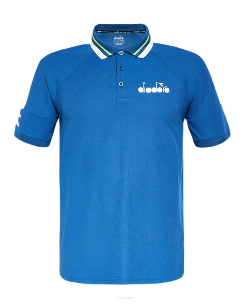 Koszulka tenisowa Diadora SS Polo Icon niebieska