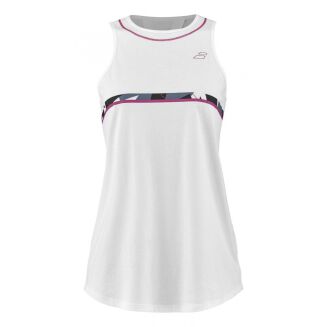 Top Babolat Aero Cotton Tank Women biała