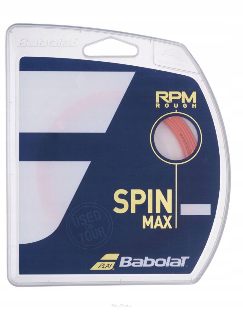 Naciąg tenisowy Babolat RPM Rough 12m 1.30 czerwony