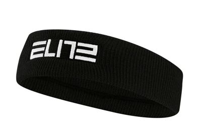 Frotka tenisowa na głowę Nike Elite Headband czarna