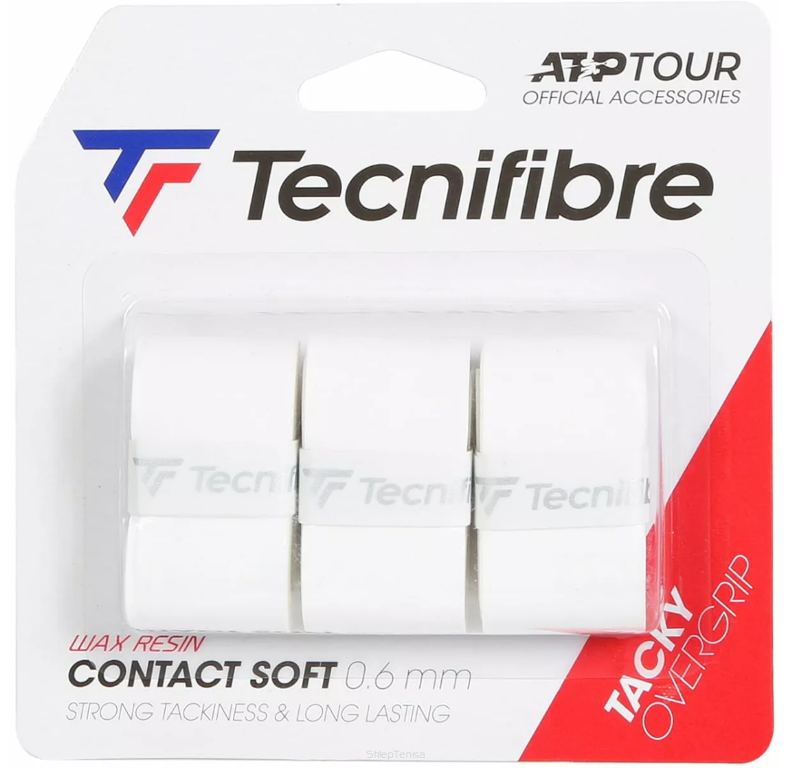 Owijka wierzchnia Tecnifibre Contact Soft 3P - white