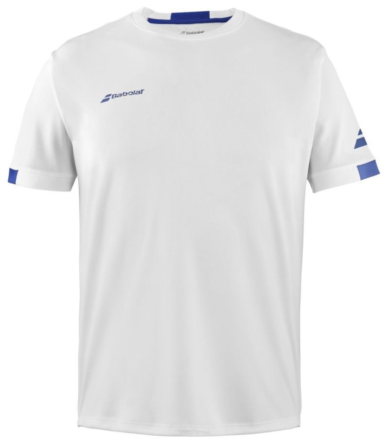 Koszulka tenisowa Babolat Play Crew Neck Tee Men biała