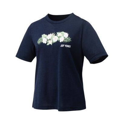 T-shirt koszulka damska Yonex Flowers Navy Blue