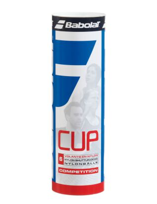 Lotki nylonowe Babolat Cup x6 - białe