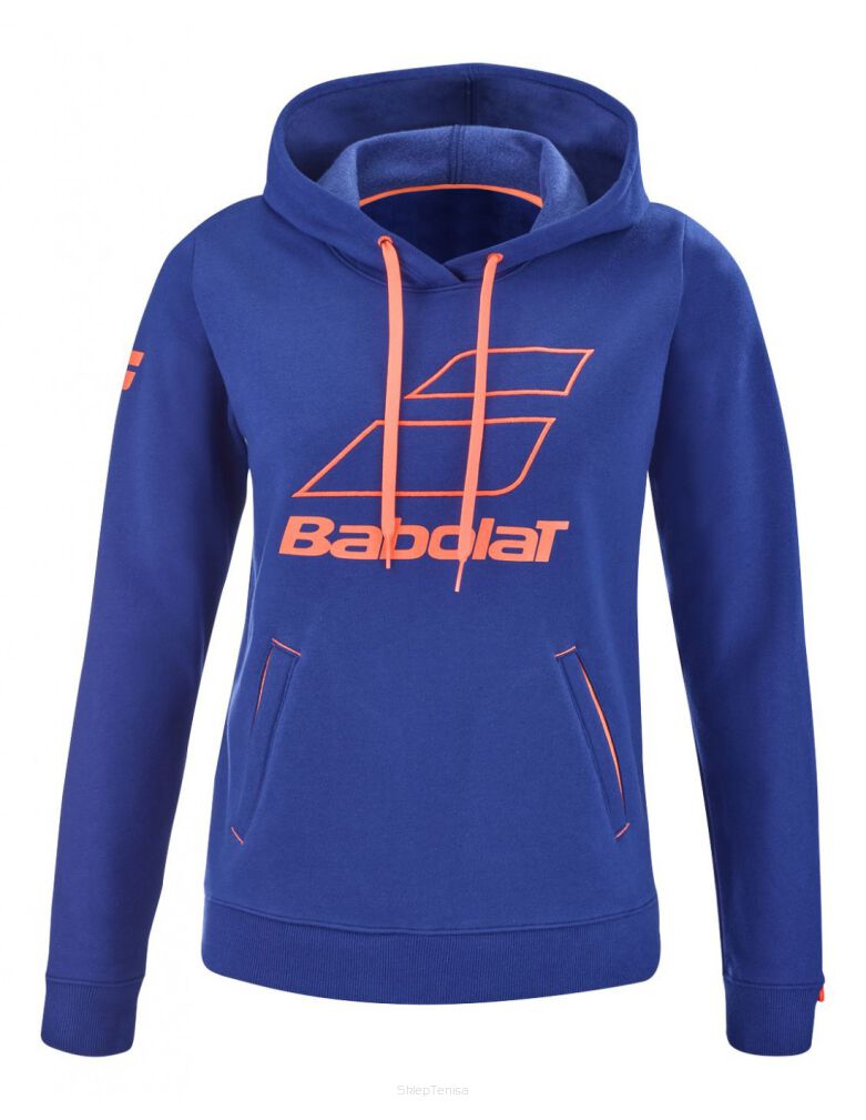 Bluza tenisowa Babolat Exercise Hood Sweat Women - estate blue