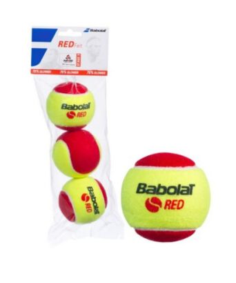 Piłki Tenisowe ST3 Babolat RED Czerwone 3 szt.