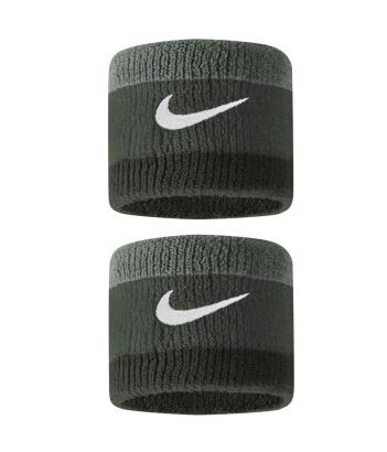 Frotka tenisowa Nike Swoosh Wristbands zielona
