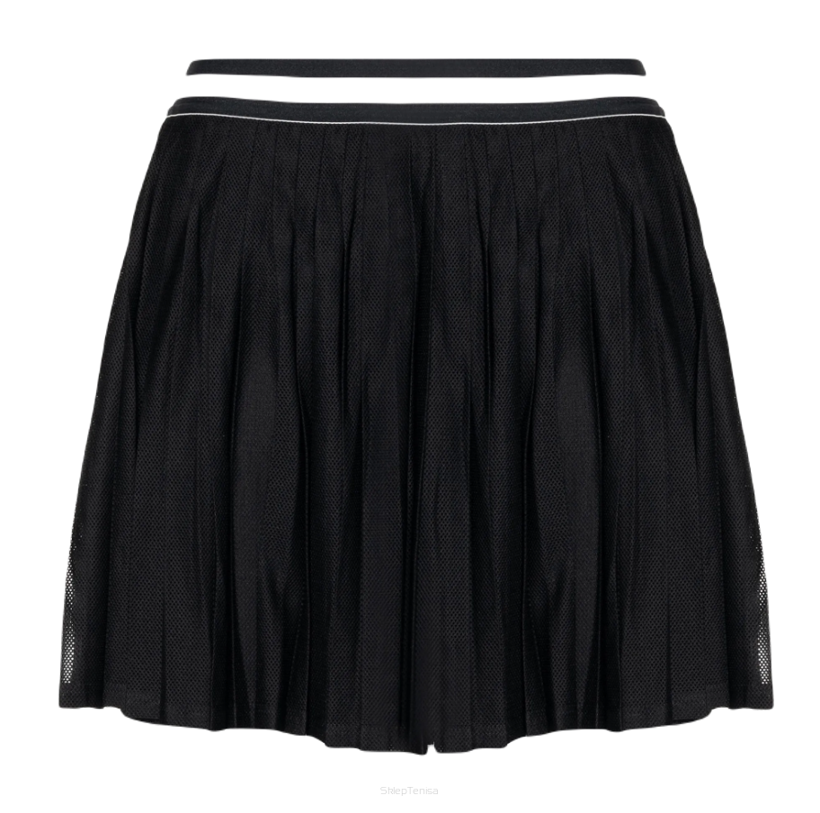 Spódniczka tenisowa Wilson Team Pleated czarna