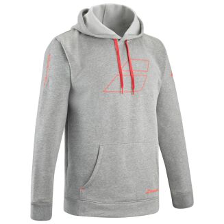 Bluza tenisowa Babolat Strike Hood Sweat szara