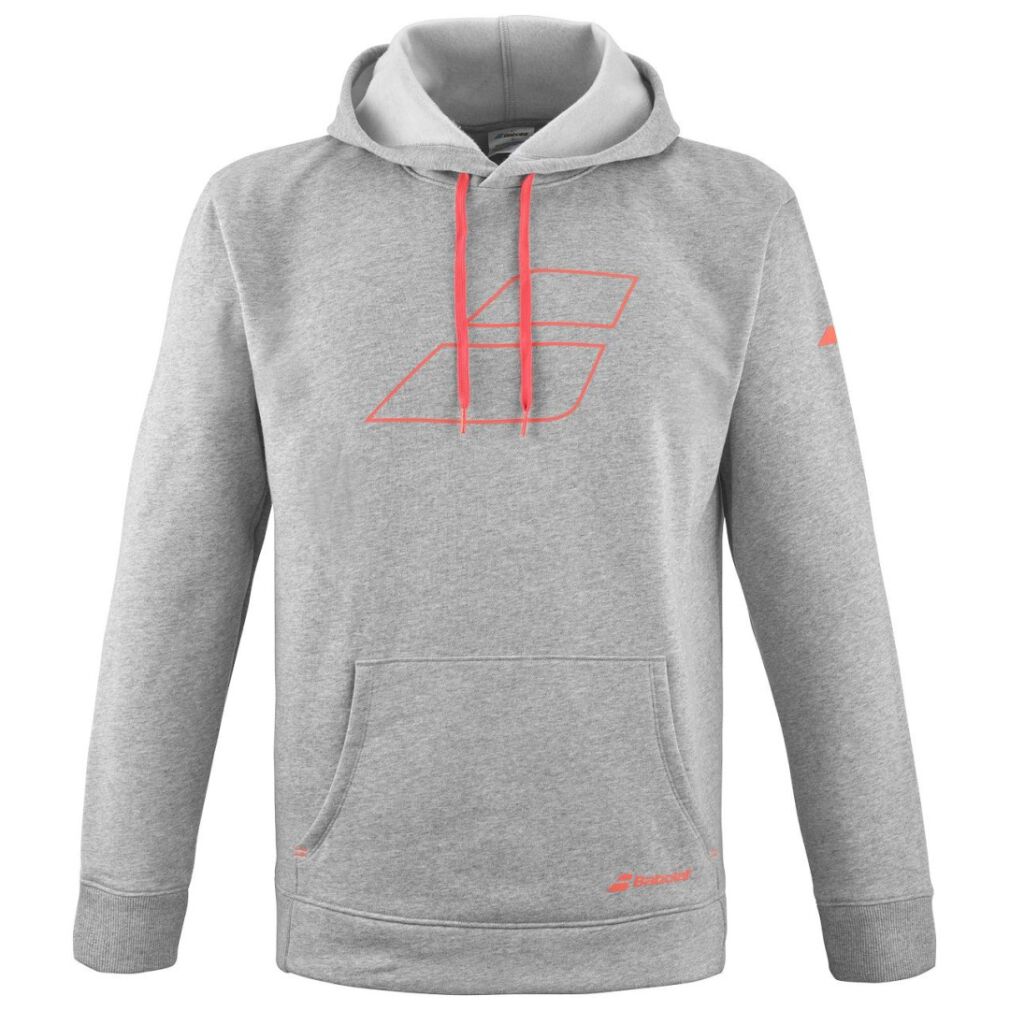 Bluza tenisowa Babolat Strike Hood Sweat szara