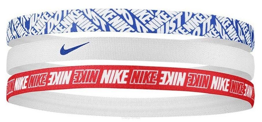 Opaski na głowę Nike Printed Headbands multicolor x3