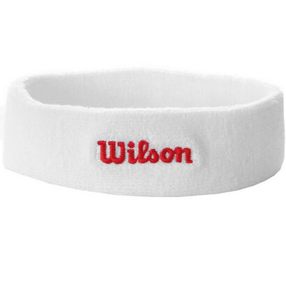 Frotka tenisowa na głowę Wilson Headband biała