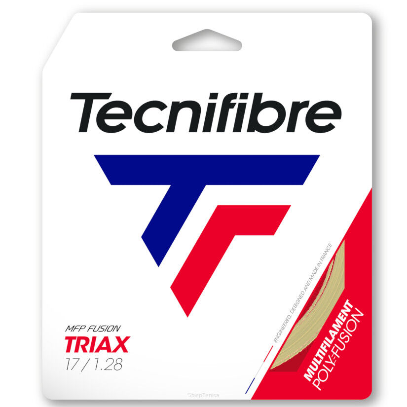 Naciąg tenisowy Tecnifibre Triax 1.28 naturalny