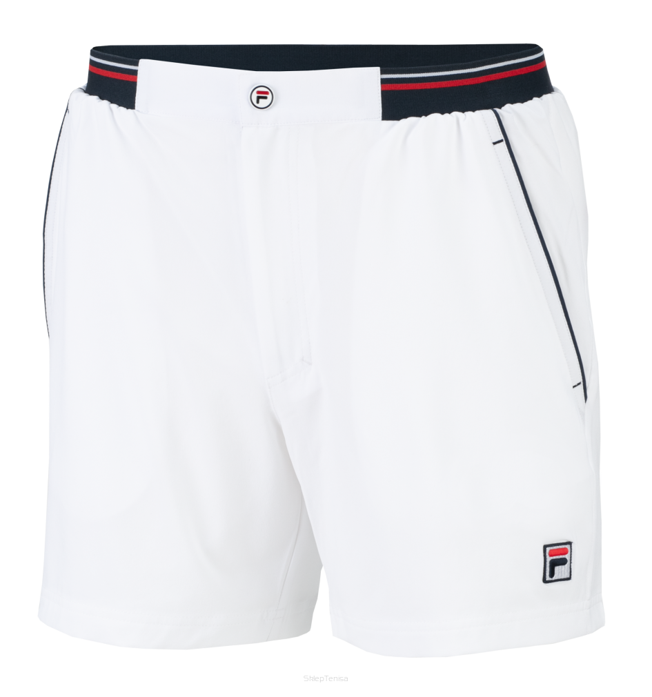 Spodenki tenisowe Fila Shorts Stephan białe